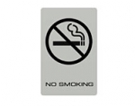 Lawrence Acrylic 'No Smoking' Sign